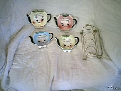 VINTAGE TEABAG HOLDERS/RACK/JAPAN 